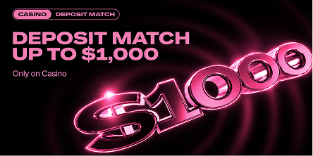 75% bonus up to $750 on your deposit!